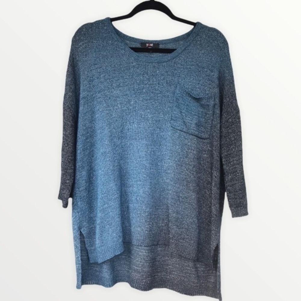 YEST Ombré Oversized Lightweight Sweater Size 4